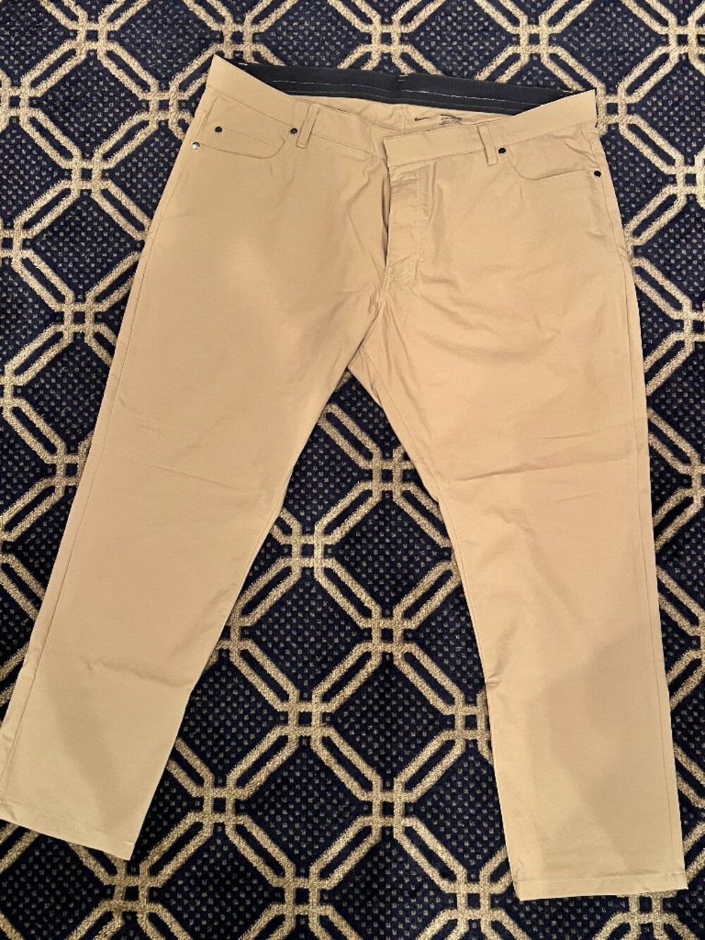 Nike Dri-FIT Slim Fit Golf Pants Tan 42x30